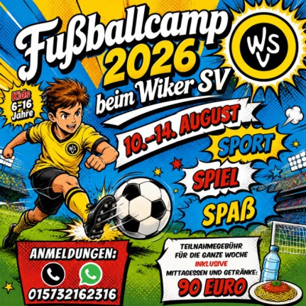 Fußballcamp 10.-14.08.2026